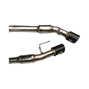 <span class=keywords><strong>2022</strong></span> + <span class=keywords><strong>Ford</strong></span> Next Gen <span class=keywords><strong>Ranger</strong></span> Raptor 3,0 <span class=keywords><strong>V6</strong></span> Acero inoxidable + Fibra de carbono Cat Back Sistema de escape de doble tubo - Product Image 4