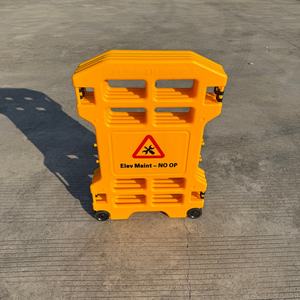 รั้วกั้นนิรภัยแบบพับได้คุณภาพสูง PE สำหรับงานบำรุงรักษาลิฟต์ - Product Image 5