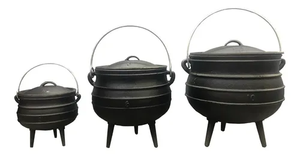 Nguồn Cung Cấp Từ Nhà Máy Nồi Ba Chân Làm Sẵn Bằng Gang Đúc Nồi Nồi Nồi Poyke Nồi Nấu Kiểu Hà Lan - Product Image 4