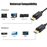 Cable DisplayPort SYONG 1.2, 3.3FT/5FT/6FT/6.6FT/10FT/16.5FT, DP a DP para Monitor de Juegos, Tarjeta Gráfica, TV, PC, Portátil