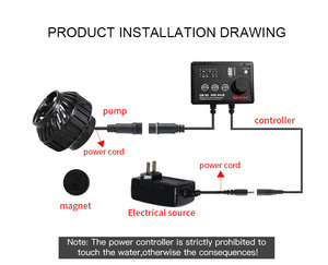 CB-20 Sine Wave Wireless Linkage Wave Maker Fish tank <strong>Aquarium</strong> tank Household Use Indoor - Product Image 3