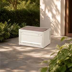 HALO Outdoor Camp <b>Storage</b> Box Portable Gear Organizer with Wooden Top Camping Equipment Chest Picnic Travel <b>Storage</b> <b>Container</b> - Product Image 5