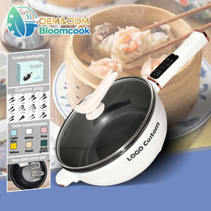 Olla Eléctrica Portátil Mini Bloomcook 2025 OEM, Multiusos, Control Mecánico, Calentamiento Solar Rápido, Antiadherente - Product Image 1