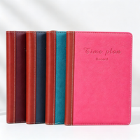 Carnet de planification magnétique Depai A5 en cuir PU, 140 feuilles de papier ligné épais, bord cousu, agenda quotidien, cadeau d'entreprise