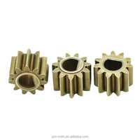 Métallurgie des poudres fritté 11 dents d-trou 8*11t * M1.25 * H12.2mm Sm310 petit moteur fer droit engrenage pour moteur réducteur