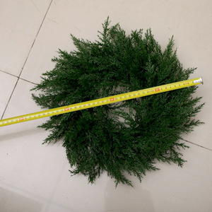 Une couronne décorative en plastique, prix d'usine, vente en gros, plantes décoratives, fleurs et usage extérieur, pour noël, vente en gros - Product Image 5