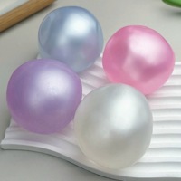 Squishy a Forma di Sapone in Gelatina Trasparente in TPR, Morbido e Non Risalente, per Decorazione Scrivania, Antistress, Regalo