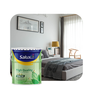 Pintura de látex de pared Interior para decoración de carcasa, pintura satinada, efecto semibrillante - Product Image 5