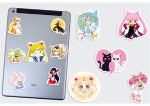 สติกเกอร์กันน้ำลายอนิเมะเซเลอร์มาร์ส 100 ชิ้น/ถุง สำหรับตกแต่งกระเป๋าเดินทาง กีตาร์ รถยนต์ แล็ปท็อป และสเก็ตบอร์ด - Product Image 4