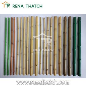 Ngoài trời bền màu xanh lá cây màu vàng nâu nhân tạo tre cực thanh cổ phần gậy nhựa tre tổng hợp tre thanh - Product Image 5