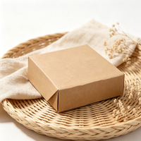 Expédition immédiate : boîtes d'expédition en carton ondulé kraft 10x10x2 pouces, épaisseur 2 mm, design gaufré, matériaux recyclés