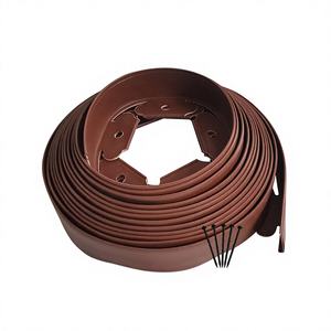 Bordure de jardin flexible en plastique PE rectangulaire de luxe Sunsbuild pour la décoration extérieure de jardin et de cour - Product Image 1