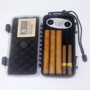 Vente en gros étui à cigares de voyage portable étui à cigares américain avec coupe-cigare autres accessoires - Product Image 4