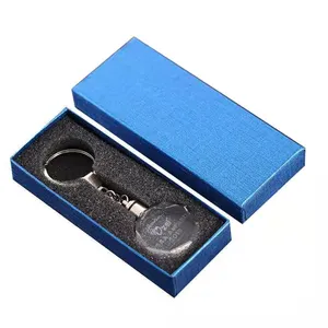 Danh dự của tinh thể màu 3D khắc laser trống Kính ảnh Keyring Trong Suốt LED pha lê móc chìa khóa Keychain