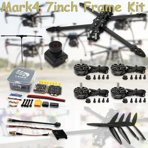 Kit de châssis Mark4 7 pouces, Contrôleur de vol F405 V3, Stack ESC 60A, Moteur 2807 1300KV, Hélice 7040, VTX 2.5W pour Drones de Course FPV <span class=keywords><strong>RC</strong></span> - Product Image 2