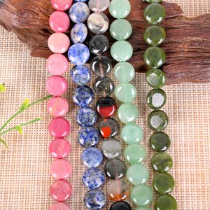 Cuentas de Cristal Natural al por Mayor en Forma de Moneda, Cuentas Redondas Planas de 15*15mm para Collares de Cristal, Pulseras, Fabricación de Joyería DIY - Product Image 6