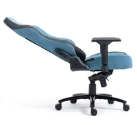 Accoudoir réglable 4D Style Racing Chaise de bureau pivotante de jeu moderne chinoise pliable en cuir synthétique Fer Dossier réglable