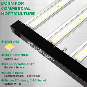 Lámpara de Cultivo LED Roja Plegable y Regulable de 1000W 2.9 Umol/J IP65 con 10 Barras LM301H para Hidroponía, Crecimiento Vegetativo y Floración de Plantas de Interior - Product Image 3