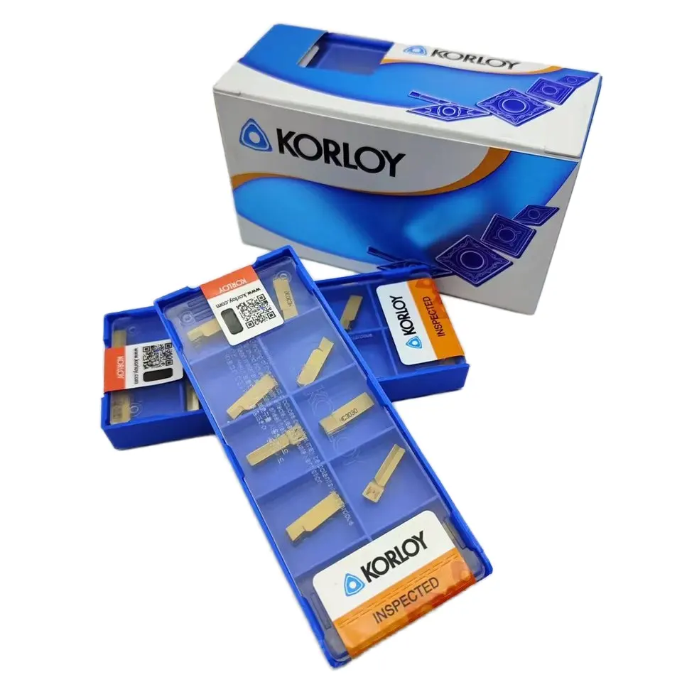 Korloys Original CNC Tour Insert Single End Groove Blade PVD CVD FMM300R-03 FMM400R-04 NC3030 PC9030 Tournage Outil De Coupe