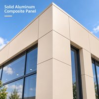 Panneau en aluminium massif argenté 4 mm 4x8 avec revêtement PVDF, résistant au feu et durable pour façade de bâtiment - Prix usine