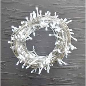 180 LUMIÈRES DE NOËL BLANCHEUR GIVREÉE À LED MICROLED AVEC TRANSFORMATEUR 9+2MT - Product Image 1