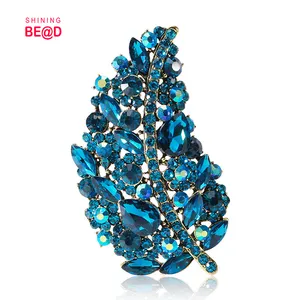 2024Fashion Newest peacock jewelry for wedding/party/banquet accessary rhinestone brooch pin women cloth decoration brooches
