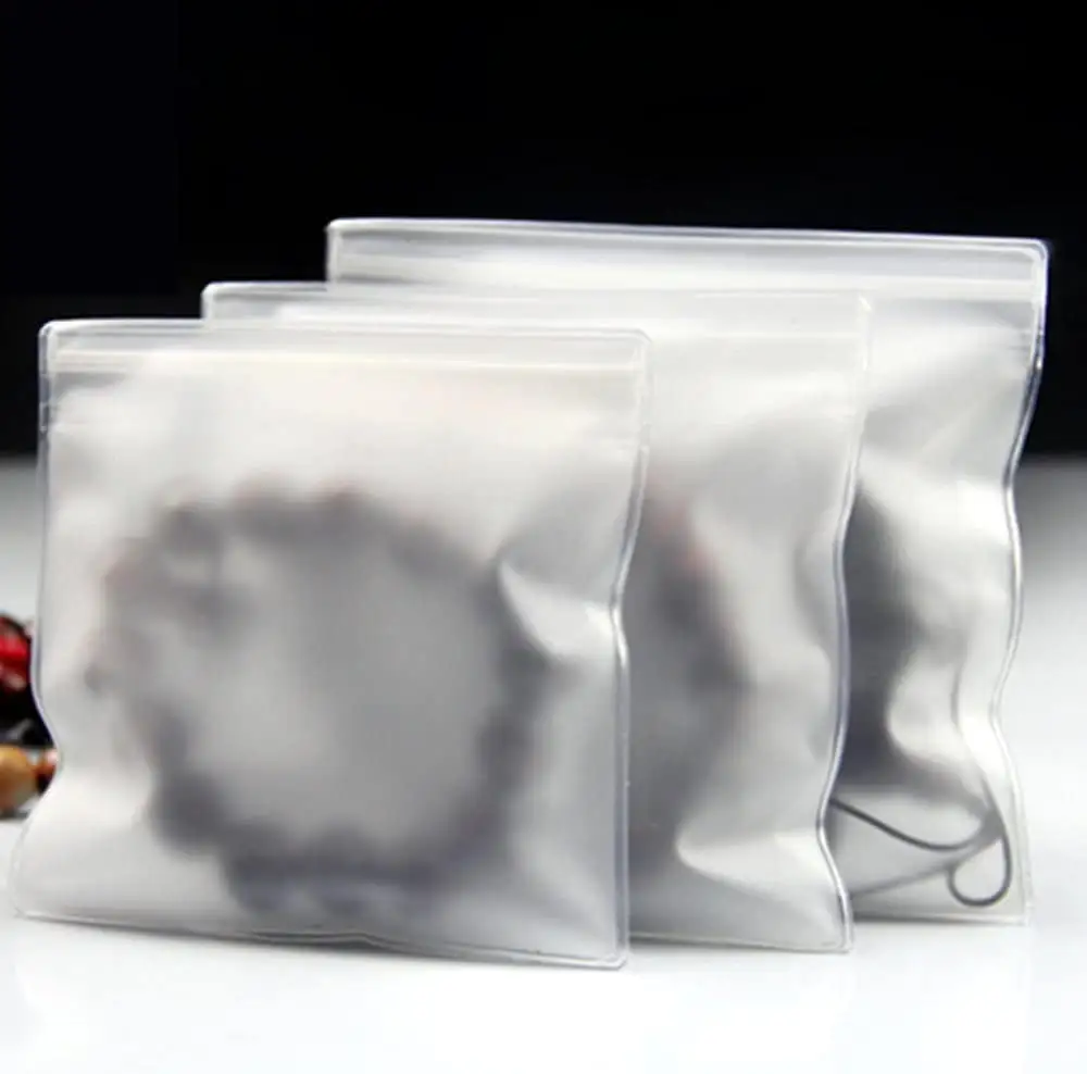 ขายส่งเครื่องประดับพิมพ์แบบกําหนดเองรีไซเคิล Frosted บรรจุภัณฑ์ถุงพลาสติกถุงซิปพร้อมโลโก้ต่างหูขนาดเล็ก Ziplock กระเป๋าซิป