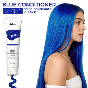 Balsamo Colorante Semi-Permanente Blu, Maschera Colorante <span class=keywords><strong>per</strong></span> Tutti i Tipi di <span class=keywords><strong>Capelli</strong></span>, OEM e ODM - Product Image 1