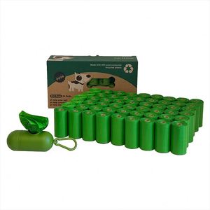 Fournitures écologiques pour animaux de compagnie, sacs à déjections canines biodégradables et compostables avec distributeur - Product Image 1