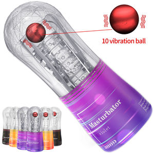 Masajeador de Entrenamiento para Pene, Copa Masturbadora de Garganta Profunda Realista y Suave para Adultos - Product Image 1