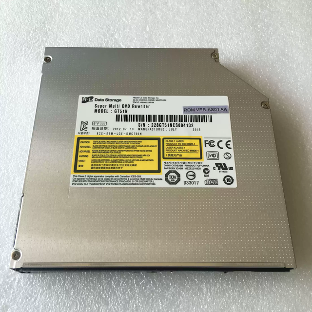 HL GT51N Laptop Internal SATA 12.7mm DVD RW Drive