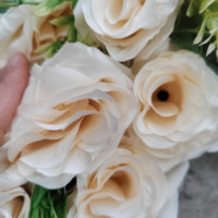 50*22cm 3D Çiçek Duvar Paneli Gerçek Dokunuşlu Yapay Çiçekler İpek Gül Çiçek Sırası DIY Uzun Şerit Zemin Sahne Kemeri Arka Plan Dekoru