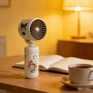 Ventilador de Mano Personalizado con Personajes de Dibujos Animados, Venta Directa de Fábrica, Ventilador Portátil de Refrigeración - Product Image 1