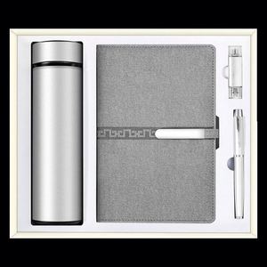 Ensemble de carnet de notes en cuir haut de gamme avec clé USB, mug isotherme et stylo – Cadeau pratique et personnalisé pour clients ou événements promotionnels, idéal pour les mariages - Product Image 4