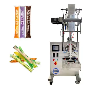 Water Sachet Filling and Sealing Machine Liquid Jelly 4 Sides Seal Bag Packing Machine