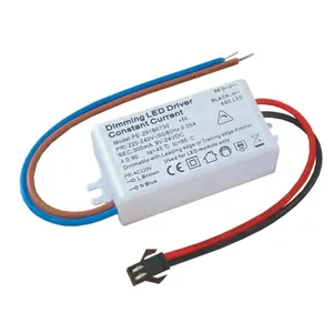 3W-12W Konstan Saat Ini Triac Dimmable Led Driver untuk Lampu Led