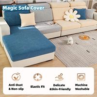 Housse de siège de canapé Offres Spéciales universelle extensible et durable Tout compris toute la saison Housse de coussin de canapé extensible en forme de L
