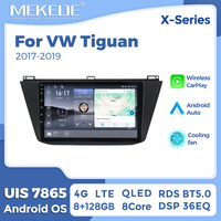 MEKEDE X10 X20 X30 X40 UIS7865 8+128G QLED AKM DSP CarPlay sans fil Android Auto pour VW Tiguan 2017-2019