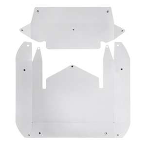 Attrape-éclats alimentaires en plastique moulé par injection durable, facile à nettoyer, accessoire pour <span class=keywords><strong>chaise</strong></span> <span class=keywords><strong>haute</strong></span> bébé et tout-petit - Product Image 5
