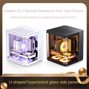Jonsbo TK1 nhìn ra biển phòng mATX Side 360 làm mát bằng nước máy tính Chassis TK2 không có cột TK3 Starship kho máy tính trường hợp tháp - Product Image 2