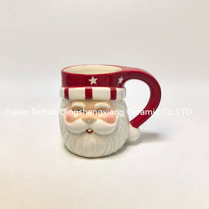 Taza de café de Navidad con <span class=keywords><strong>precio</strong></span> barato, taza de café de cerámica con forma de hombre de jengibre - Product Image 4