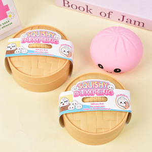Caja Sorpresa Douyin: Emoticonos de Dibujos Animados, Bollo Grande al Vapor, Goma de Simulación Feliz de <span class=keywords><strong>Lara</strong></span>, Xiaolongbao, You Tiao, Juguete Antiestrés para Estudiantes - Product Image 2