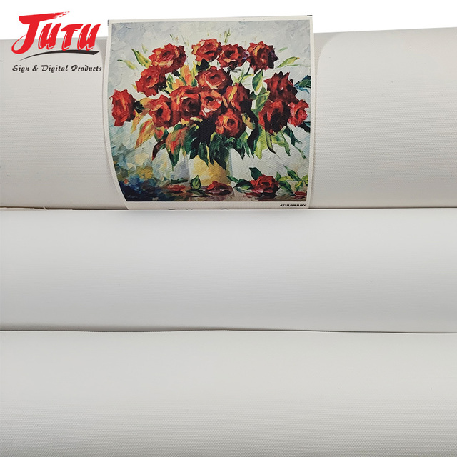 JUTU Industrial-Grade Polyester Canvas Roll - Tear-Resistant Backdrop for Photo Studios
