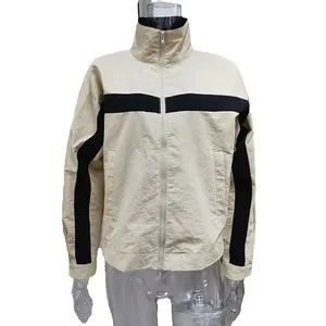 <span class=keywords><strong>Chaquetas</strong></span> de nailon caqui de alta calidad con cuello alto y cremallera, estilo urbano chic, <span class=keywords><strong>patchwork</strong></span>, 2026, abrigos casuales de manga larga para <span class=keywords><strong>mujer</strong></span>, holgados - Product Image 6