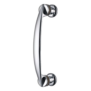 Kellyto Zinc Alloy <b>Shower</b> Handle 145mm Hole Spacing Bow Shape For Glass Door Bathroom <b>Accessory</b> - Product Image 4