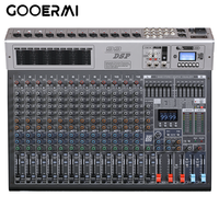 Console de mixage professionnelle 14 canaux GBA-14 avec 99 DSP, alimentation fantôme 48V, effet répétition, lecture et enregistrement USB, mixeur audio Bluetooth
