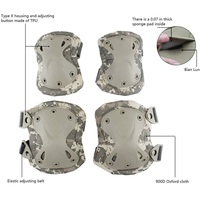 Kango – Ensemble de protections multifonctionnelles pour coudes et genoux, légères et respirantes en maille, idéales pour le sport et la sécurité au travail