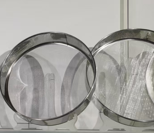 Tamiz de fideos de gran tamaño, tamiz de harina para hornear pasteles de cocina de varias especificaciones, tamiz de harina Circular de Metal de 30CM, tamices y agitadores - Product Image 5