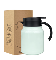 Tetera de Color sólido personalizada 304 acero inoxidable aislado botellas de agua portátiles café térmico taza de coche al aire libre