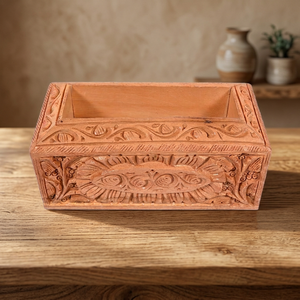 Mejor Calidad B.S. INTERNATIONAL BS-0301 Caja de pañuelos portátil de madera hecha a mano, impermeable, con diseño personalizado de incrustaciones de hueso, 100% - Product Image 1